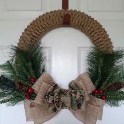 18"  Weaved Nautical Rope Wreaths/ Christmas/Holiday / Handmade