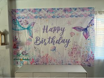 Used once memaid backdrop