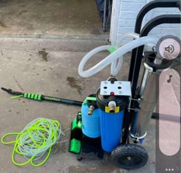 SOFT WASH/osmosis deionized water filtaeration system
