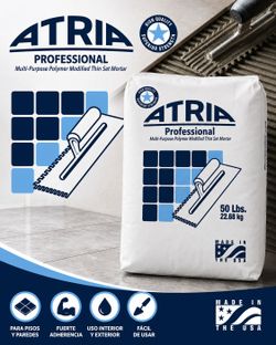 Thin set mortar