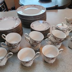 Vintage Noritake Ivory Bone China in the Adagio pattern. 