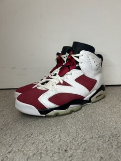 WORN JORDAN 6 CARMINE SIZE 12