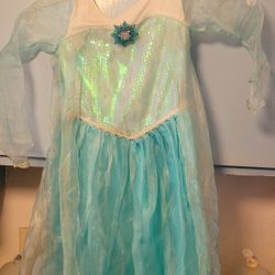 WONDERFUL DISNEY'S FROZEN ELSA CUSTOME SIZE 5/7