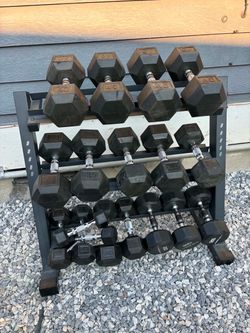 Dumbbells  and Rack