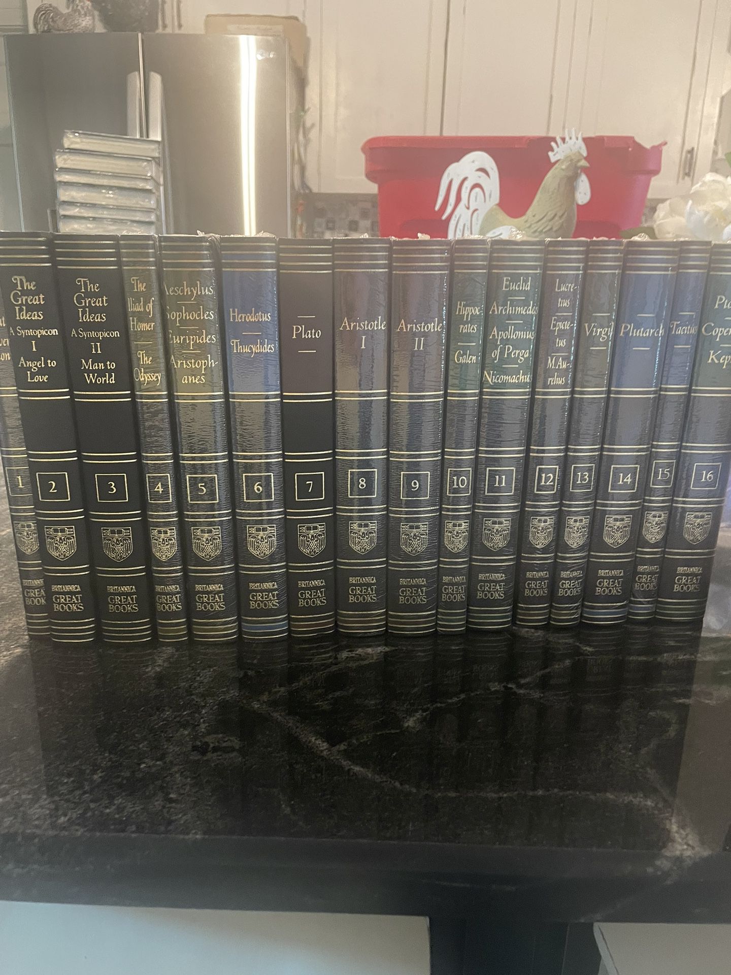 1988 BRITANNICA Great Books 54 vol+1988 Year Complete Set - Hard Cover- Like New