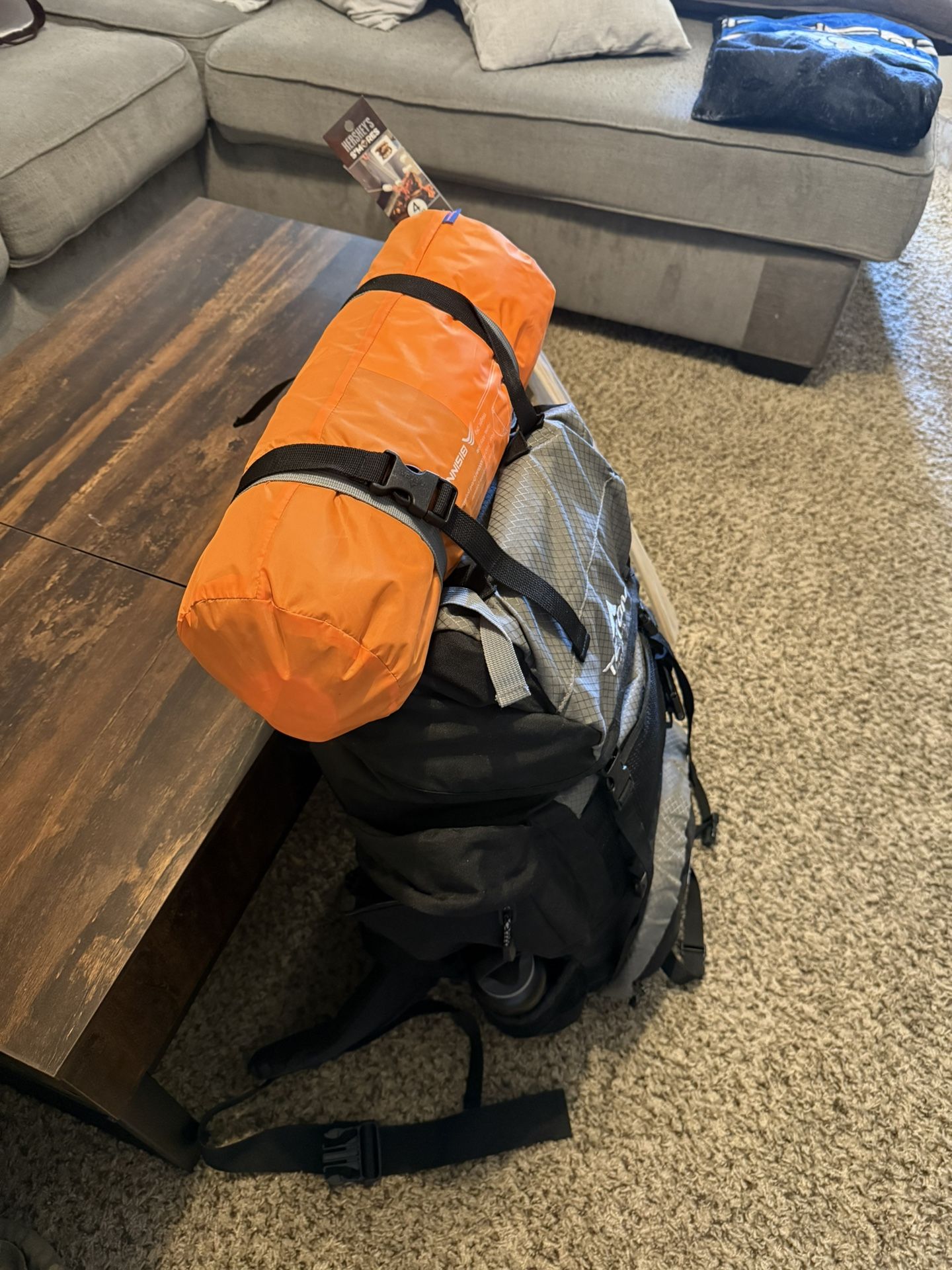 Brand New Ruck Sack Teton Sport / With Sleep System, Tent, Poncho Liner, Poncho And For Free An Army Ruck