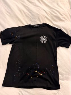 Chrome Hearts Paint Splatter T-Shirt XL – Black