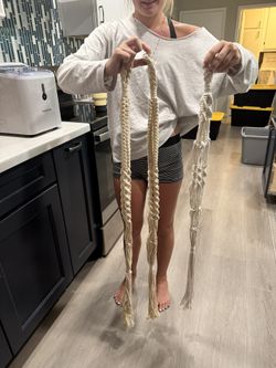 3 Macrame Plant Holders