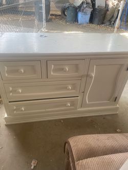 White dresser