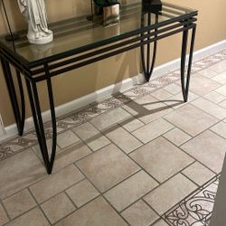 Contemporary Entryway Console Table 