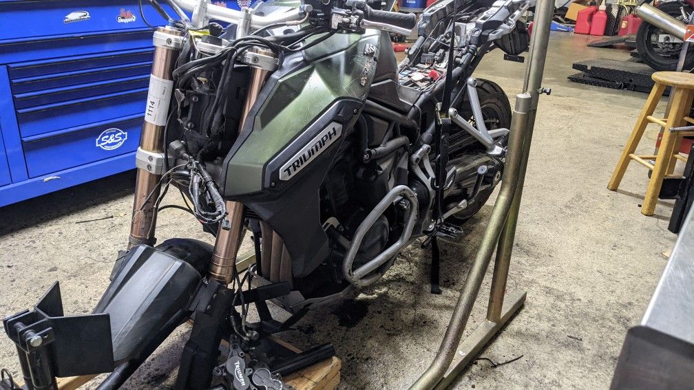 2014 Triumph Tiger Explorer XC ABS dismantled motorcycle for parts