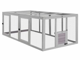 Air60 Chicken Run Large Chicken Coop Extension Chicken Pen Pet Playpen 20.73 ft²