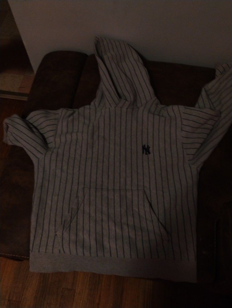 Mad Happy Yankees Pinstripe Hoodie(Throw An Offer)