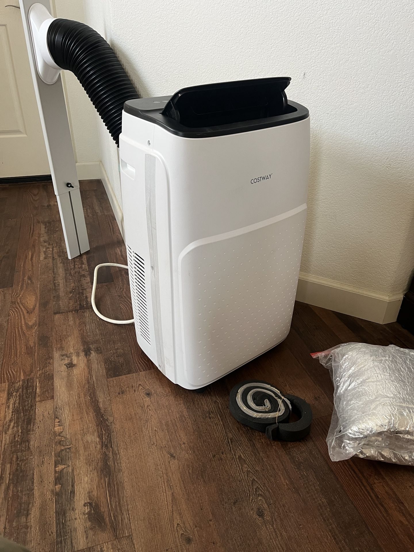 new Costway smart 9,000 BTU Portable Air Conditioner Cools 600 Sq. Ft. with Heater, Dehumidifier