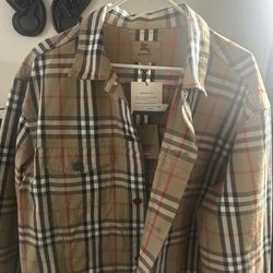Supreme Burberry denim Jacket