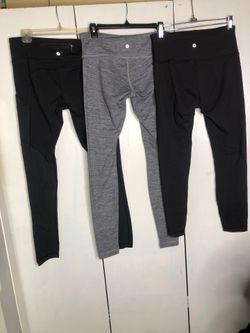 Lululemon bundle of 3 leggings size 8