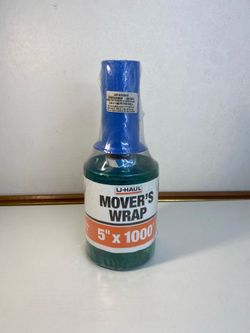 U-Haul Mover's Wrap - 5" x 1000' - Plastic Stretch Wrap Packing Material - NEW