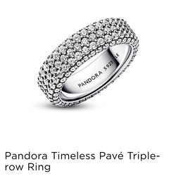Pandora  brand 3row infinity band.\nSize nine