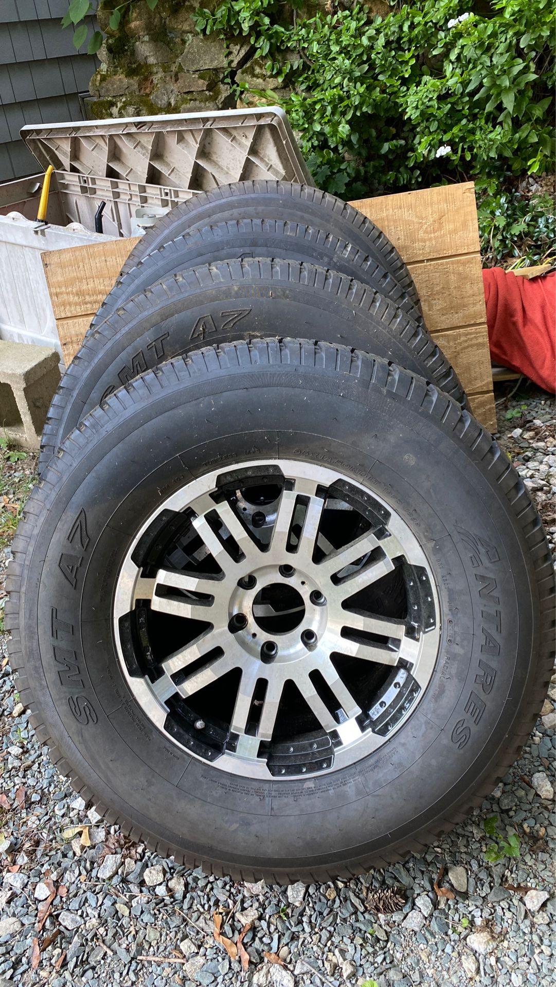 4 new tires and rims for Ford F-150