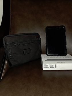 Samsung Galaxy Tablet A7 Lite (Cellular) + Tumi Case & Shockproof Case