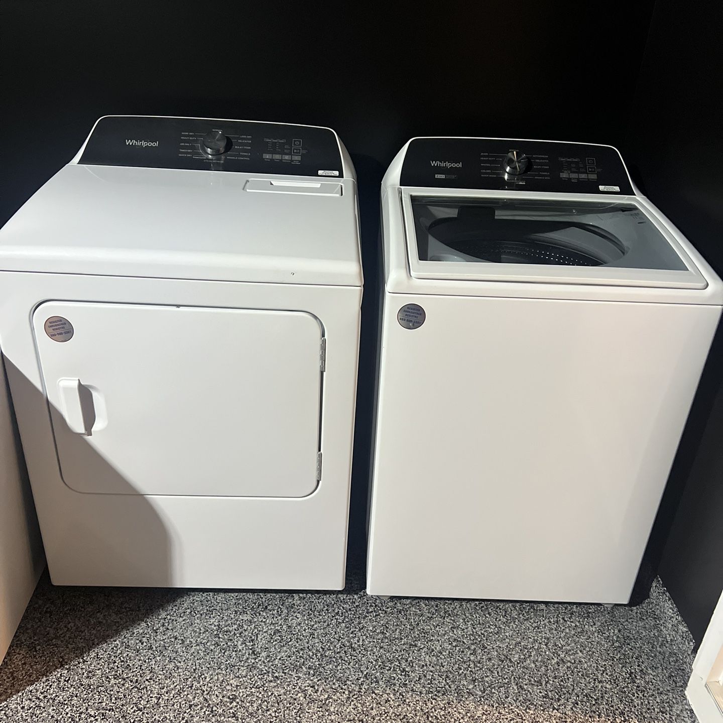 Brand New Whirlpool Washer & Dryer