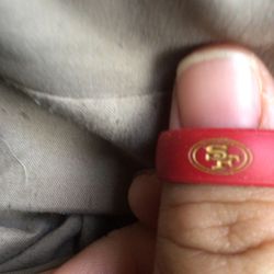 Silicone San Francisco 49ers Ring