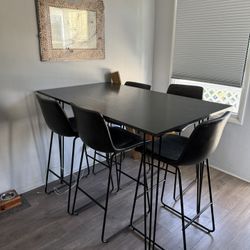 Dining Table With Stools 