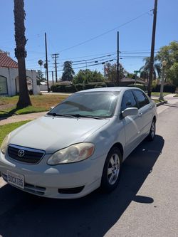 Toyota Corolla White 4-Door Sedan