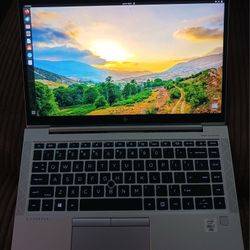 HP EliteBook Pro Grade Laptop Intel Core i7 10th GEN 16 GB RAM 256 GB SSD 1080P LCD WEBCAM HDMI USB C PORT WI-FI & BLUETOOTH UBUNTU LINUX 64