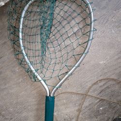 Short Handle Fishing Net, Like New