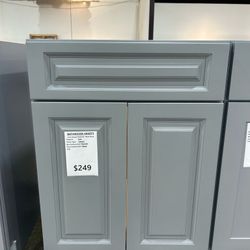 24" grey bathroom vanities