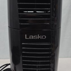 Lasko 12" Wind Tower 2-Speed Oscillating Tabletop Fan, Black, T13310 