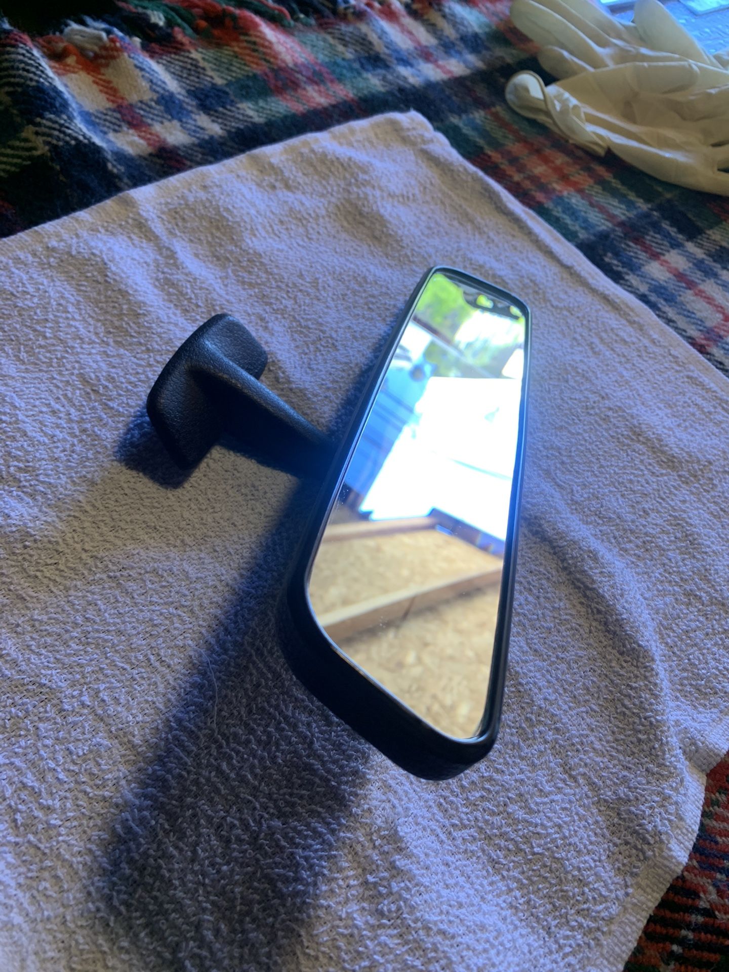 Mercedes W116 Upper Rear View Mirror 300SD 450SEL 280SE Clean