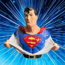 Superman Clark Kent Ceramic Cookie Jar
