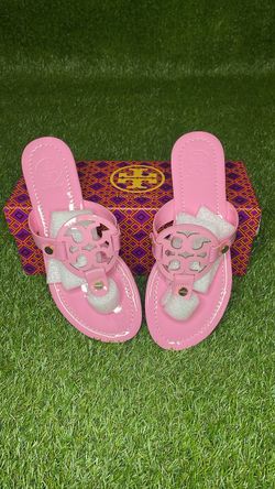 Tory Burch Miller Sandals Pink Patent