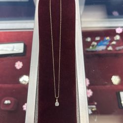 14k Diamond Necklace 