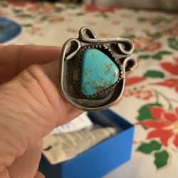 Vintage Turquoise Ring 