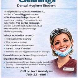 Free Dental Cleaning
