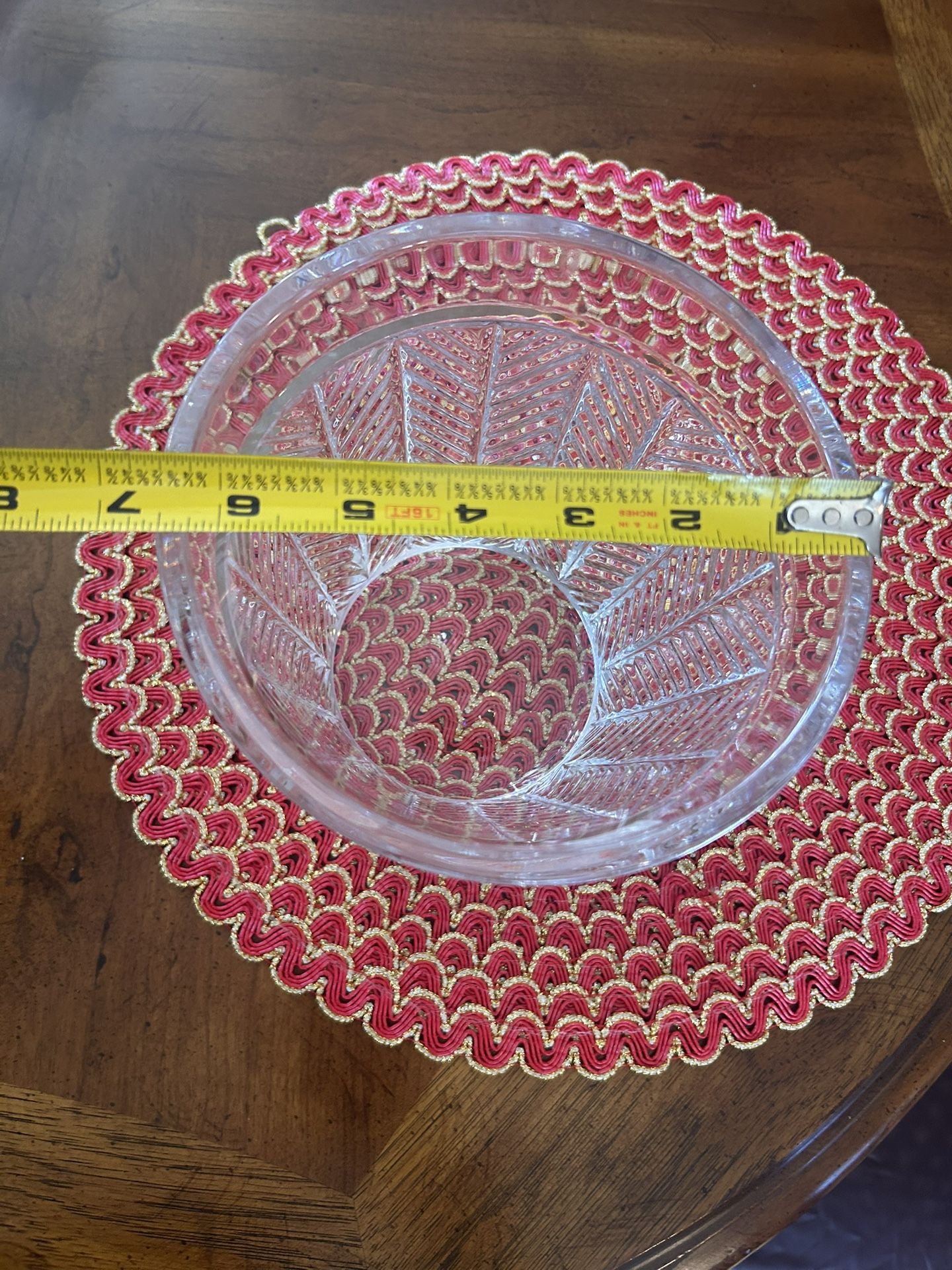 TWO ( 2 ) RALPH LAUREN Crystal Herringbone Wine/Champagne Bucket