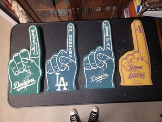 Los Angeles foam fingers
