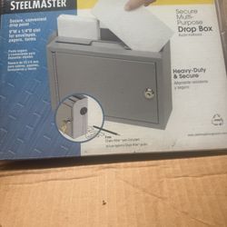 🔒 STEELMASTER Secure Multi-Purpose Drop Box – BRAND NEW IN SEALED BOX