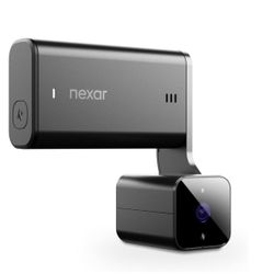 Nexar beam2 Dash Cam 2K QHD LTE Connected Unlimited Cloud Storage Live Streaming Parking Mode Night Vision, OBD Kit, GPS, Bluetooth, Wifi, Real-Time