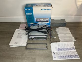 Sony CDX-M50IP Marine CD MP3 Receiver Stereo 52Wx4 With Original Packaging Box