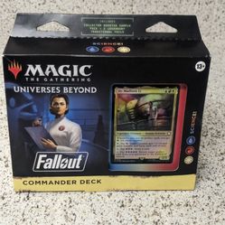 Magic: The Gathering Universes Beyond Fallout Science Commander Deck NEW