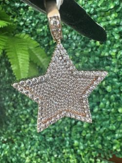 925 CZ STAR PENDANT 