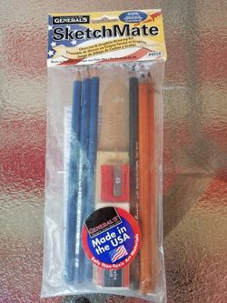 Charcoal and graphite drawing kit