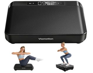 Plate Exercise Machine, Full Body Vibrating Platform for Lymphatic Drainage Weight Loss, 99 Levels Shake Plate Home Workout Equipment with LED Display