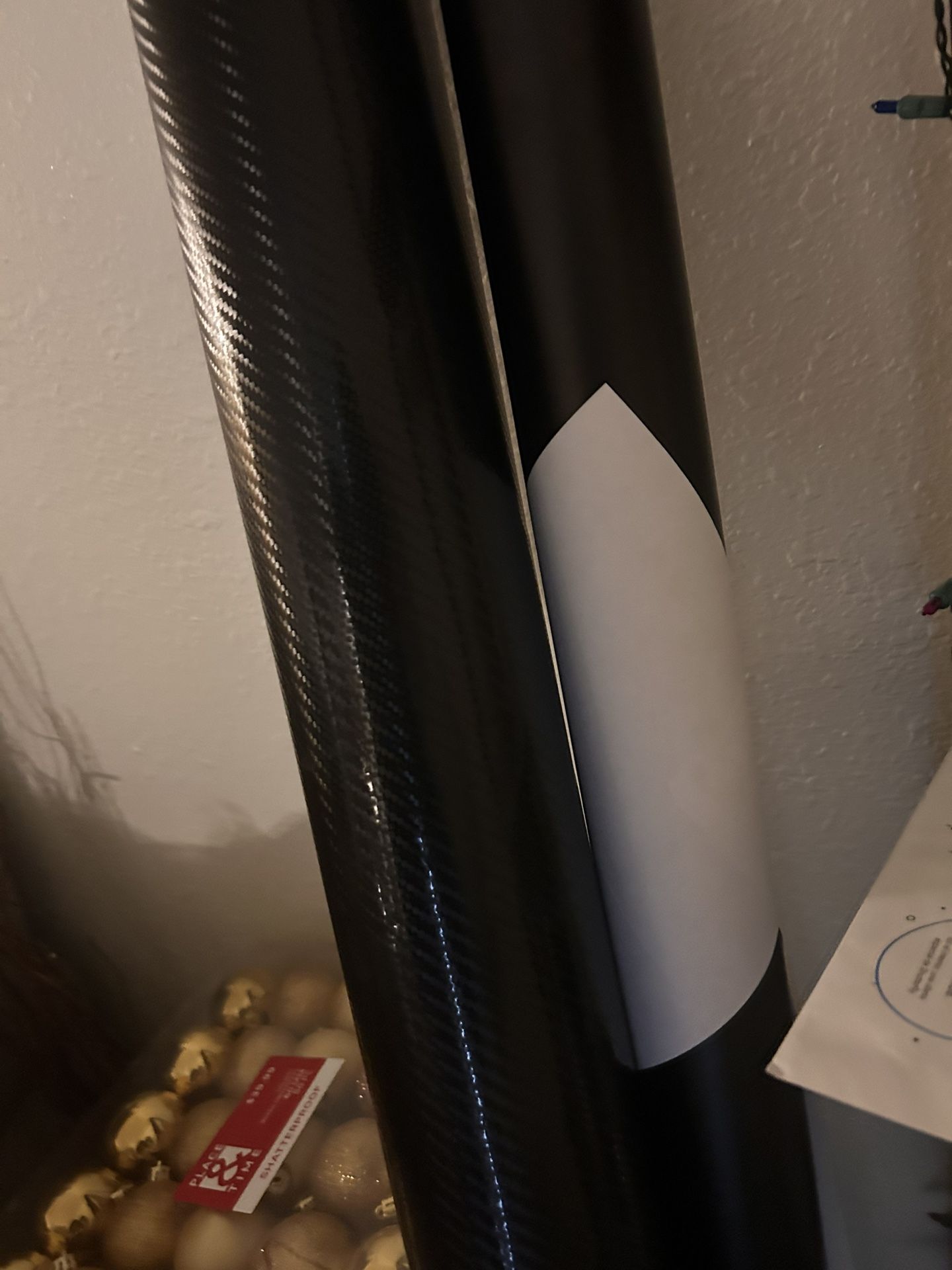 Vinyl Wrap Matte Black And Carbon Fiber