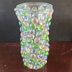 Glass Flower Vase  9x4 Inches