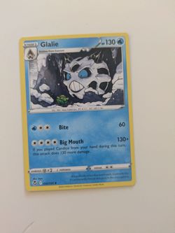 Glalie Pokemon Card Silver Tempest 042